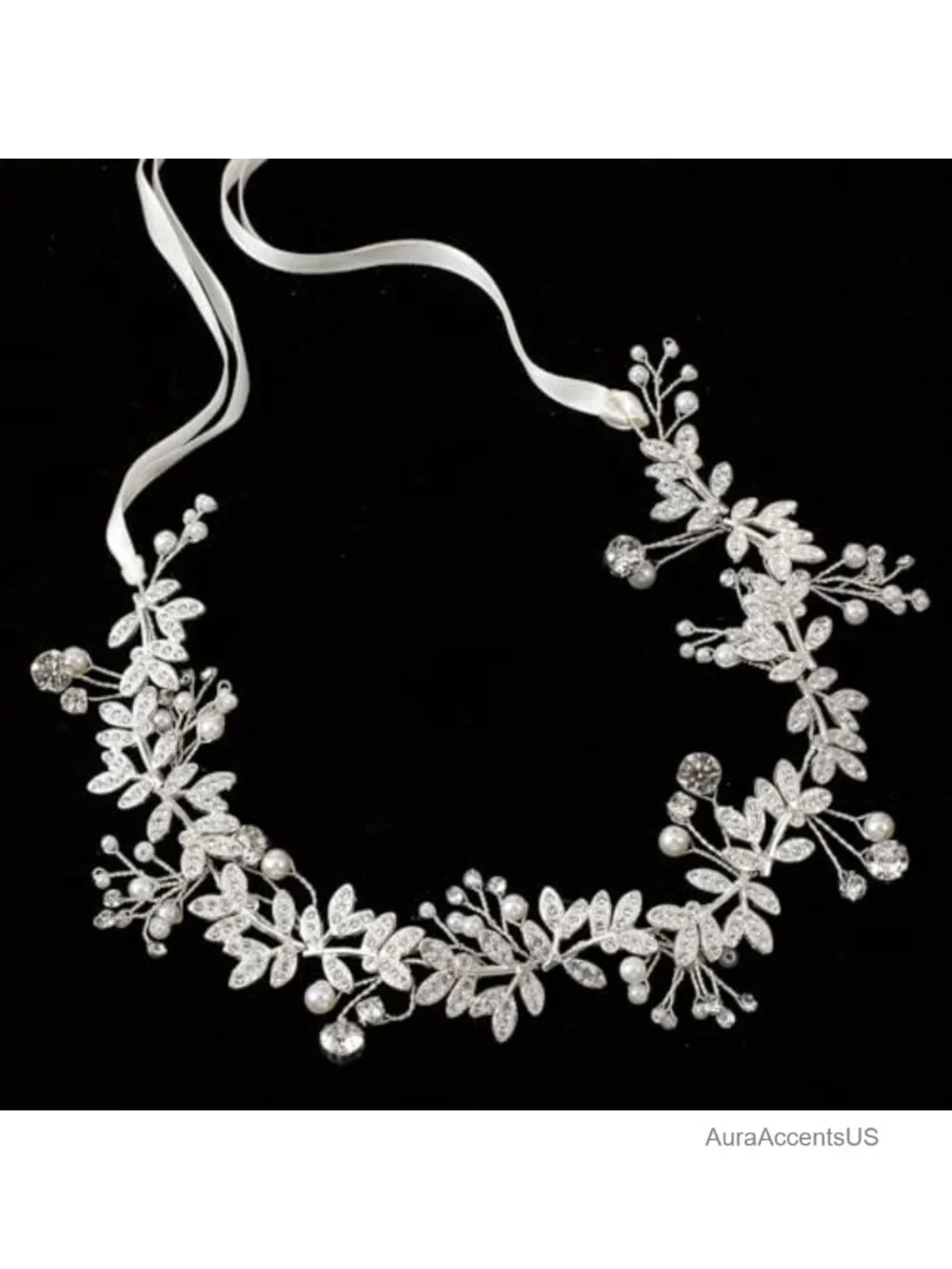 Rhinestone Crystal Pearl Bridal Wedding Dress Belt Sash for Women Dresses